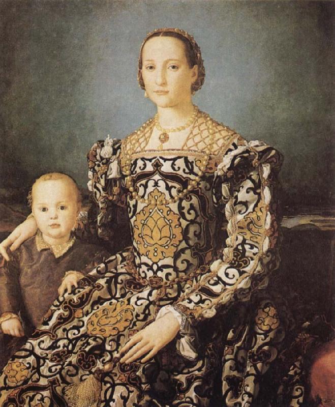 Agnolo Bronzino Eleonora of Toledo and her Son Giovanni oil painting image